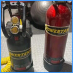 Power tank set comes with a 10lb and 15lb tank.