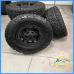 5 KMC rockstar wheels and tires