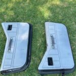 Oem black half doors for Jeep Wrangler Yj. Fits years 87-95 only.
