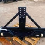 Jeep wrangler aftermarket rear bumper with tire carrier