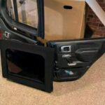 Jeep JLU Black Half Doors with uppers