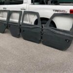 Bestop 2-Piece Full Fabric Front Doors; Black Diamond.(07-18 Jeep Wrangler JK)